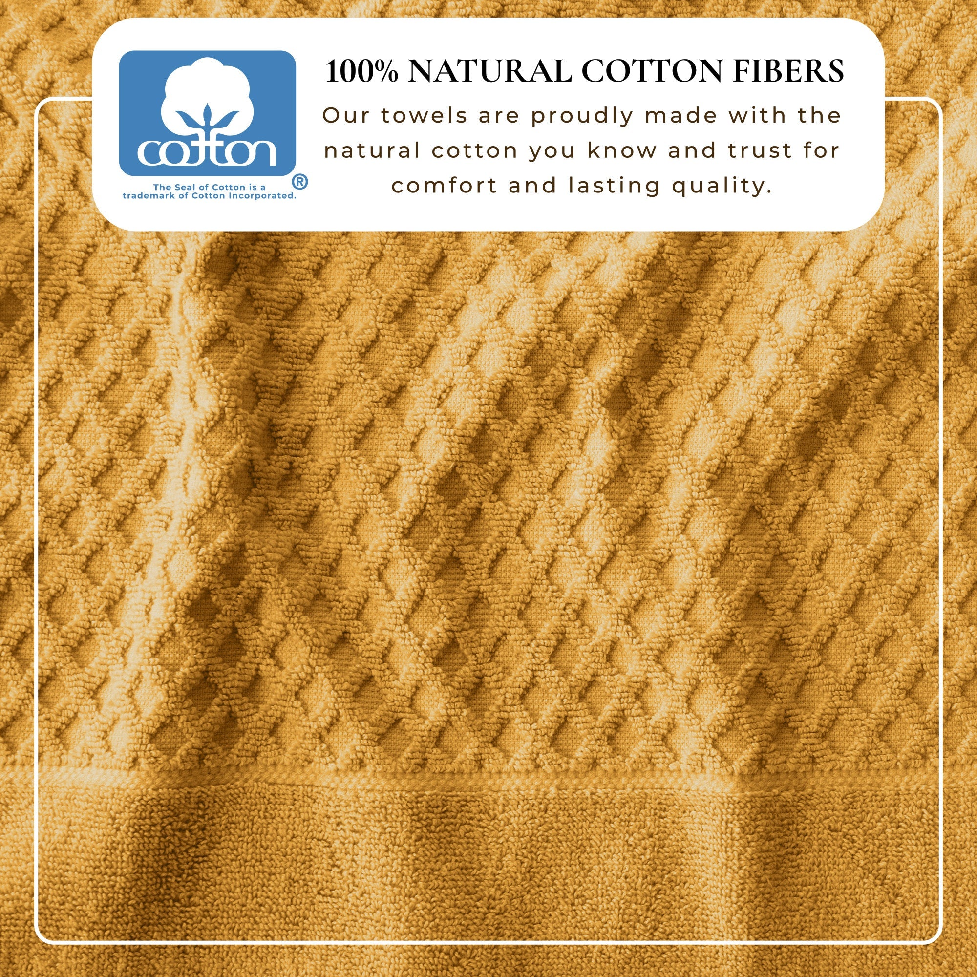 Cotton Diamond Bath Towel Set - Grayson Collection