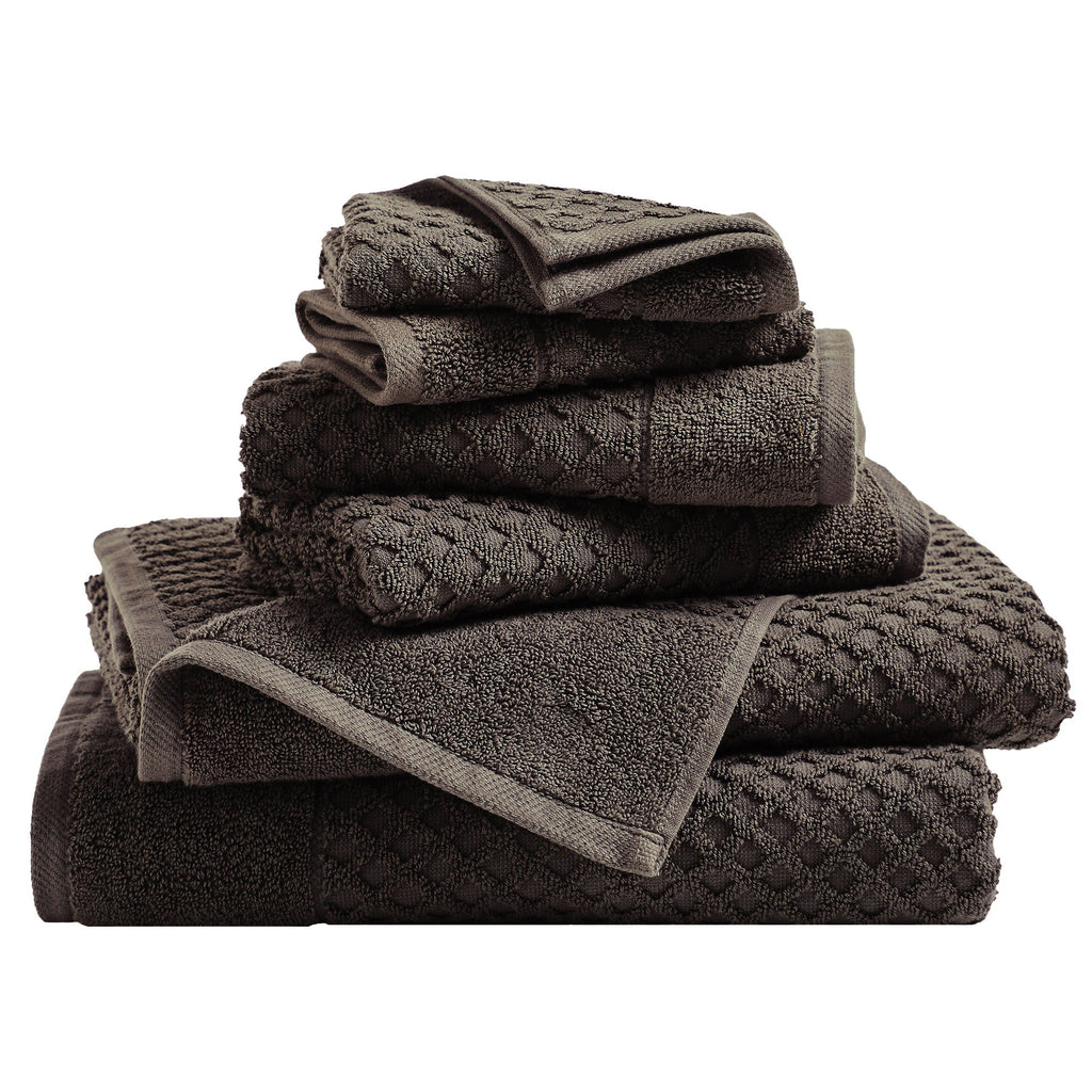 Cotton Diamond Bath Towel Set - Grayson Collection