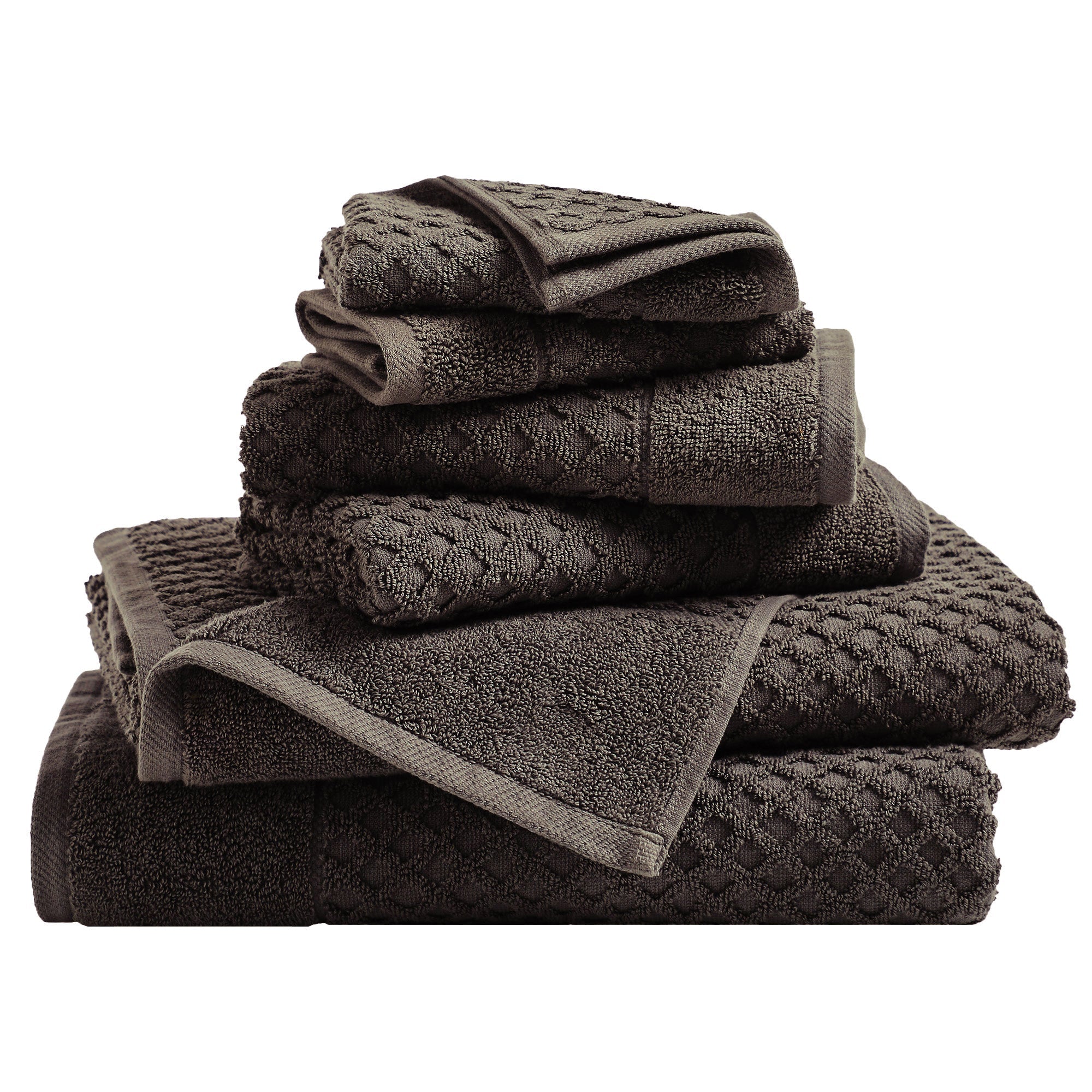 Cotton Diamond Bath Towel Set - Grayson Collection