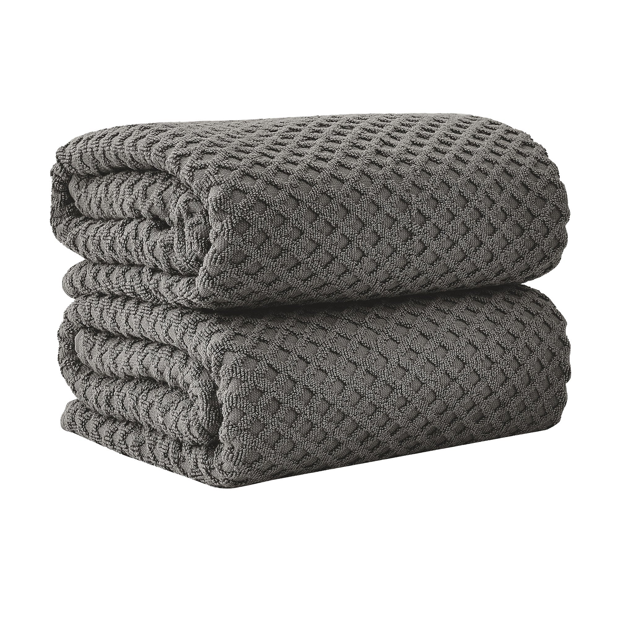 Cotton Diamond Bath Towel Set - Grayson Collection