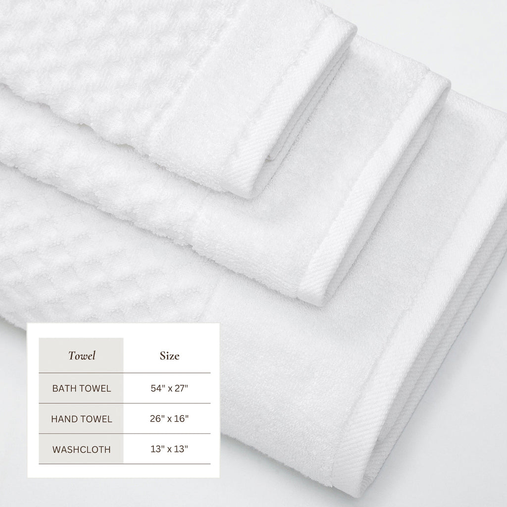 Cotton Diamond Bath Towel Set - Grayson Collection
