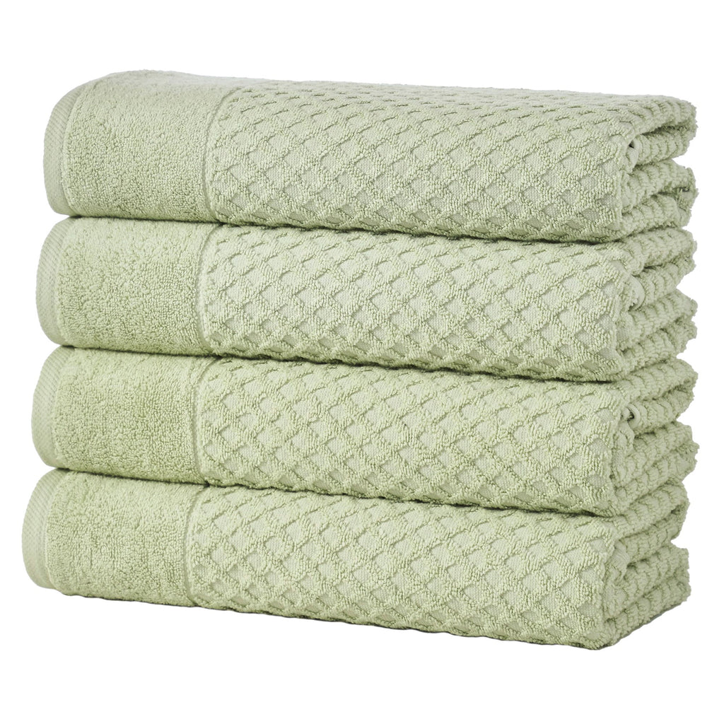 Cotton Diamond Bath Towel Set - Grayson Collection