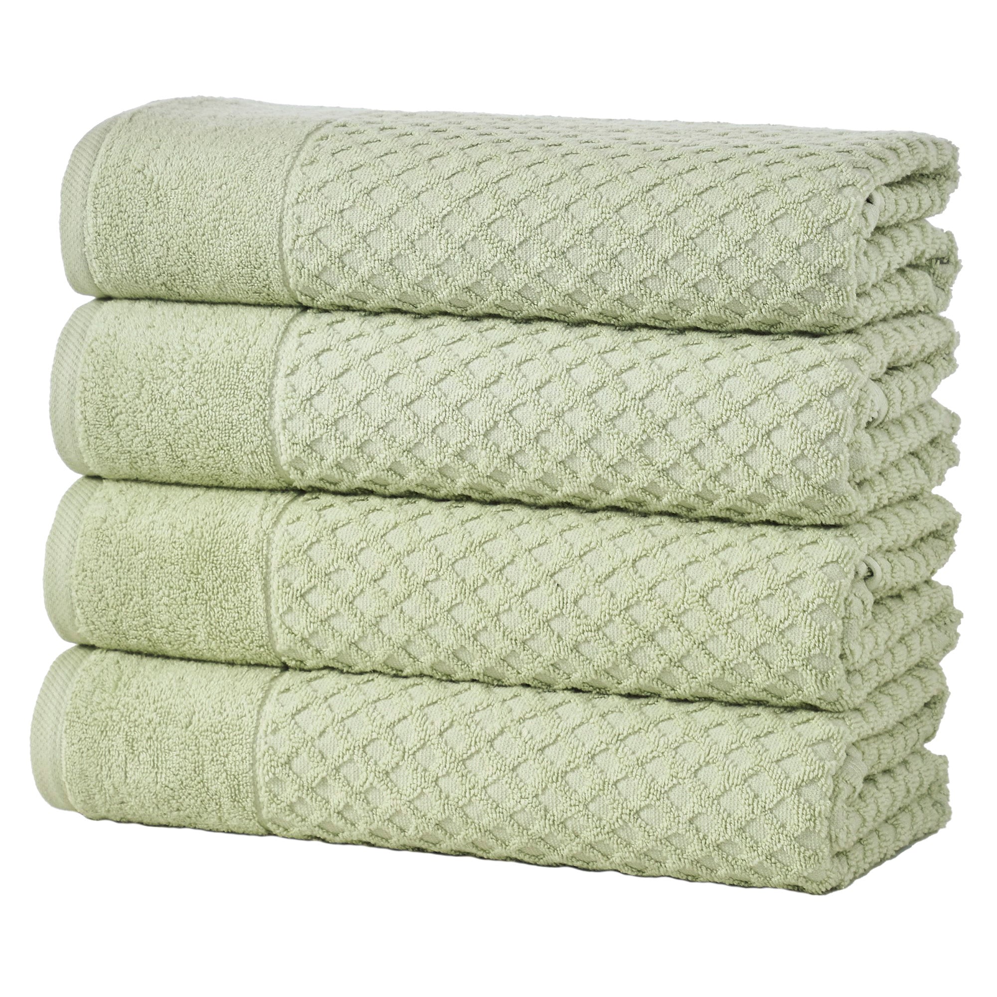 Cotton Diamond Bath Towel Set - Grayson Collection