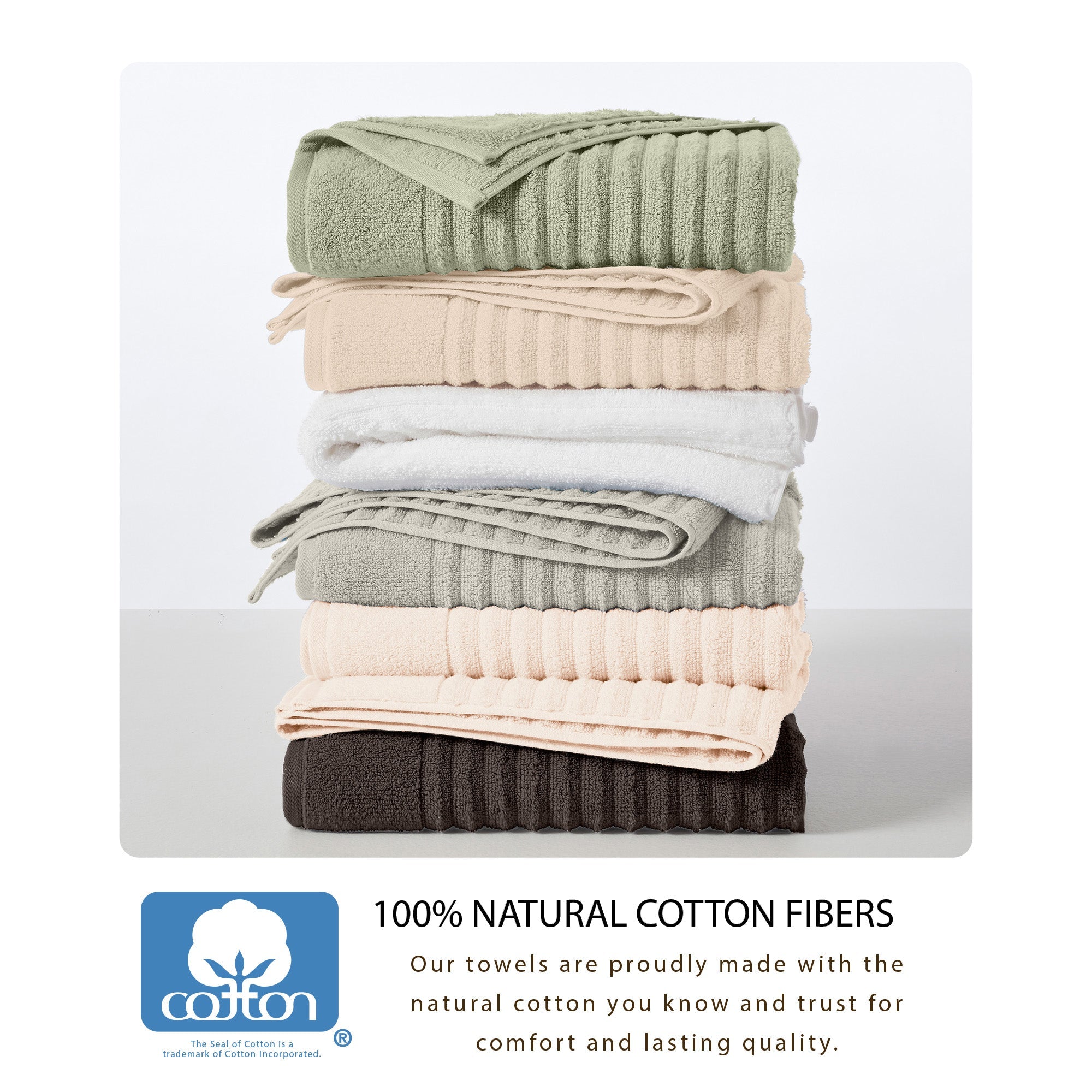 Combed Cotton Bath Towel Set - Karina Collection