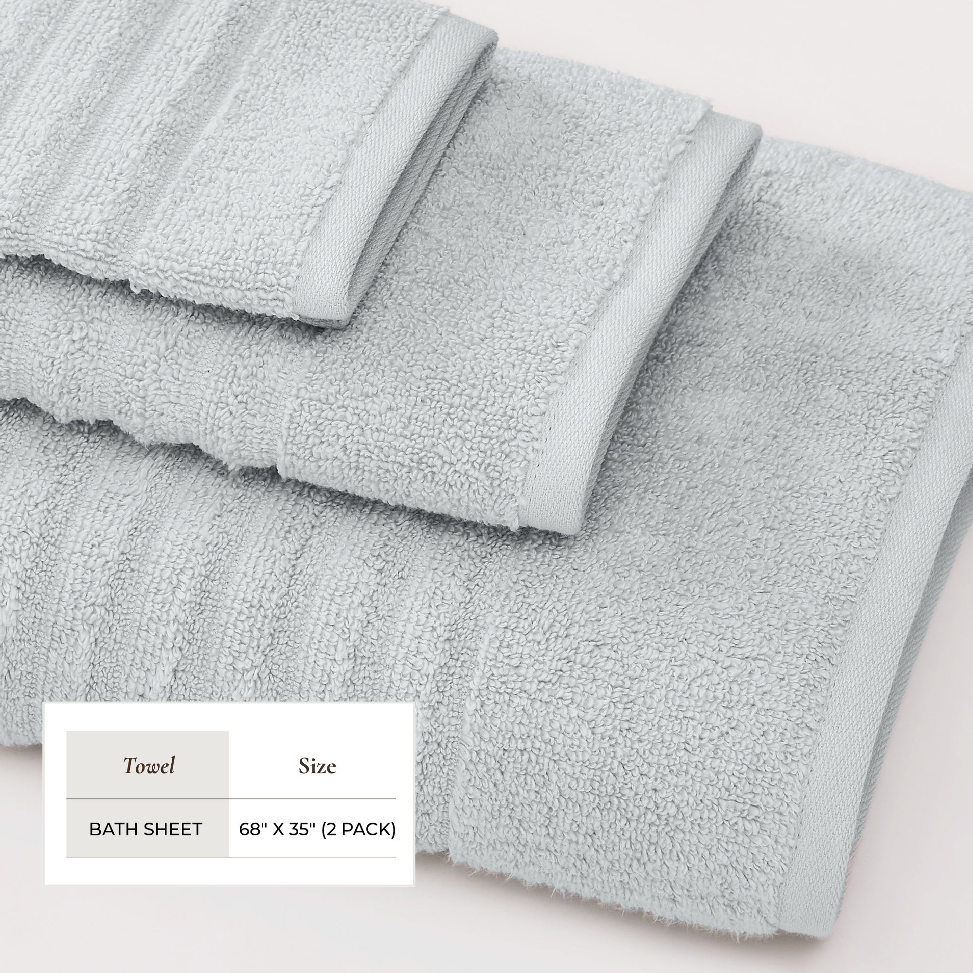 Combed Cotton Bath Towel Set - Karina Collection