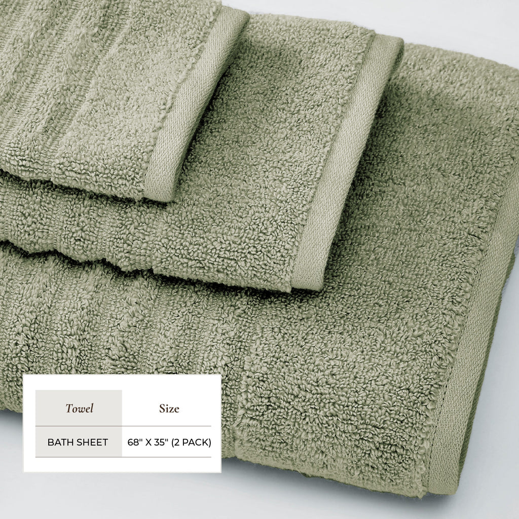 Combed Cotton Bath Towel Set - Karina Collection