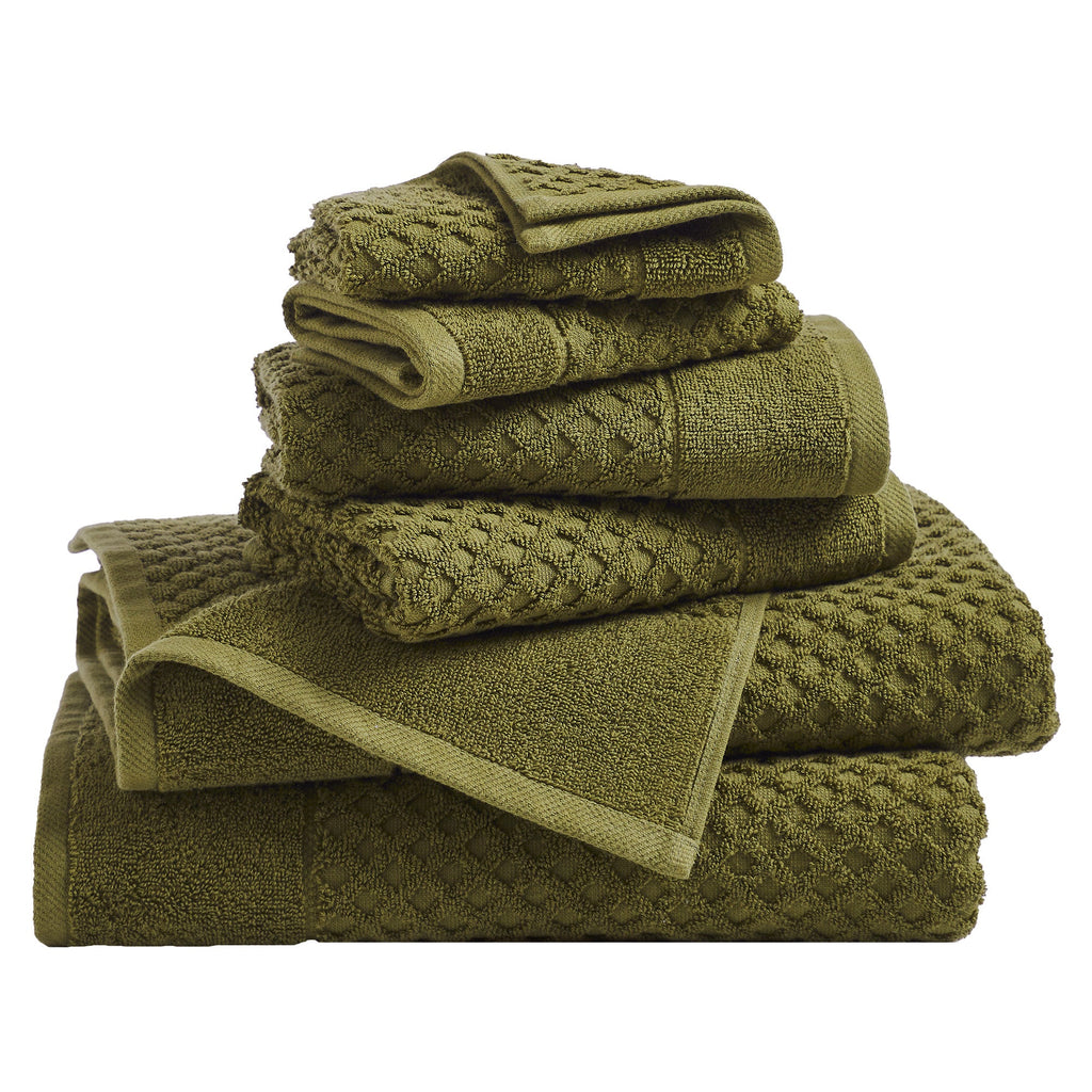 Cotton Diamond Bath Towel Set - Grayson Collection