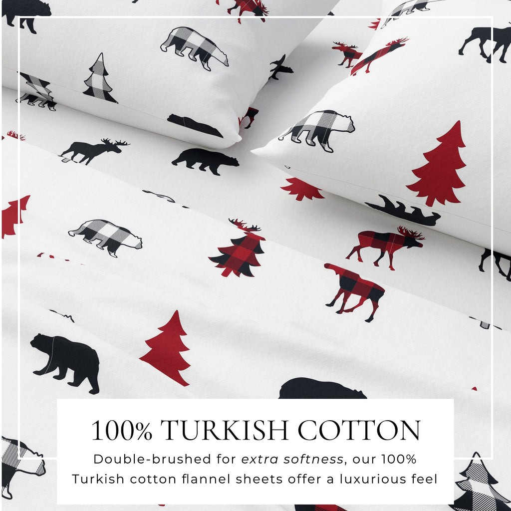 Turkish Cotton Flannel Sheet Sets - Boulder Collection