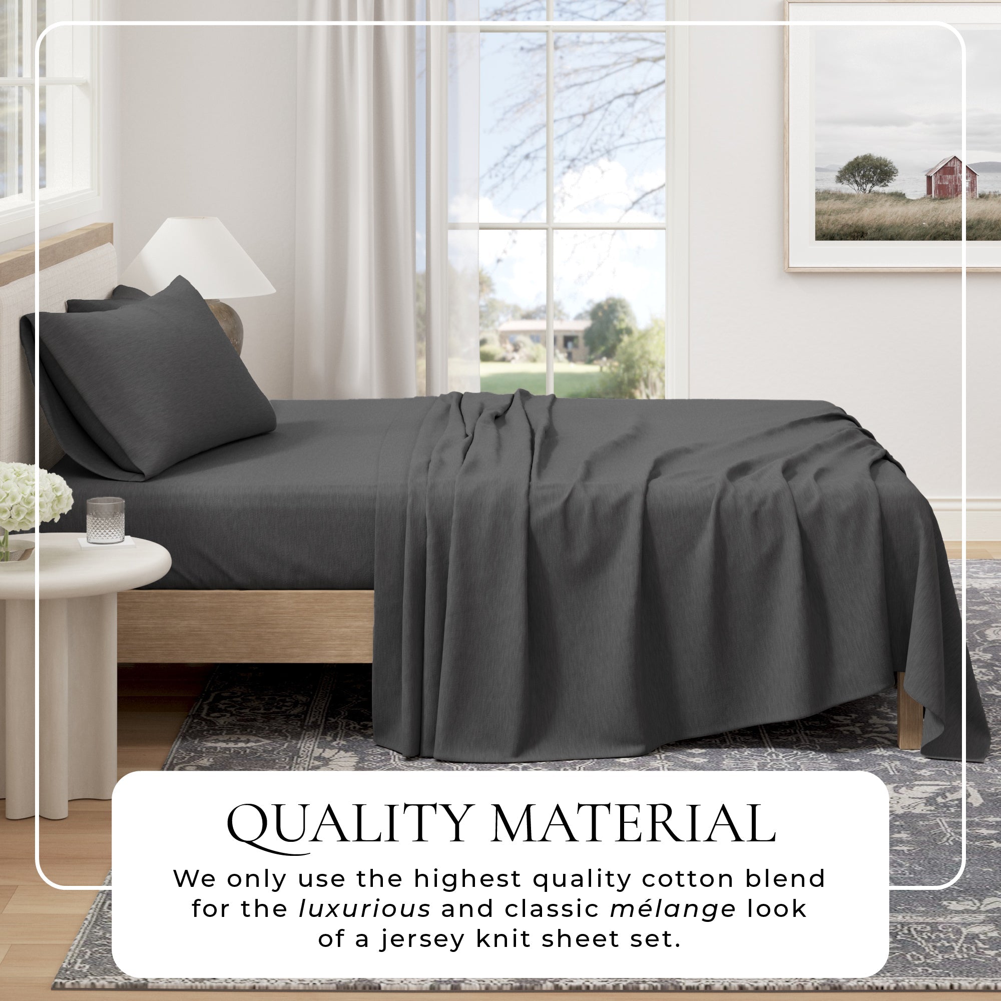 Cotton Jersey Knit Sheets