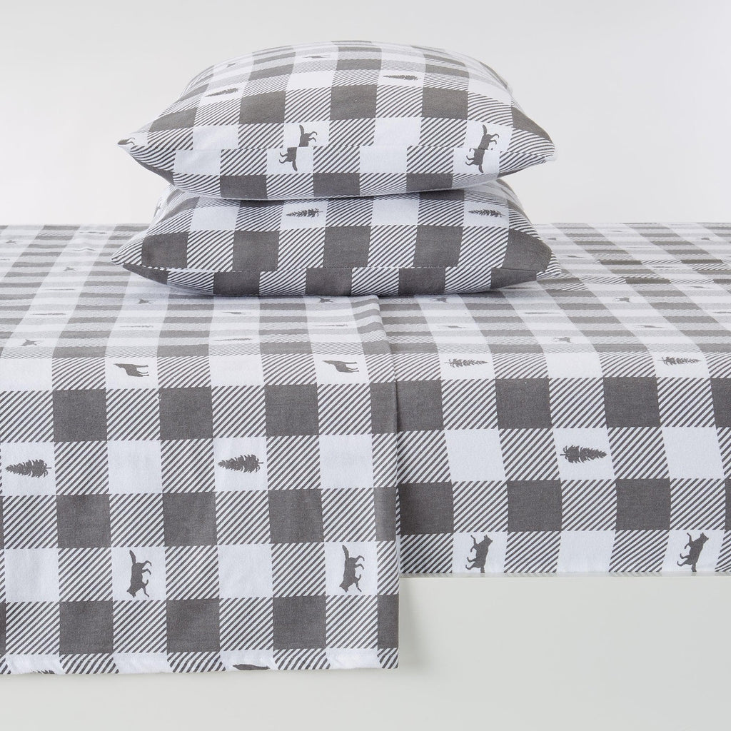 Turkish Cotton Flannel Sheet Sets - Boulder Collection