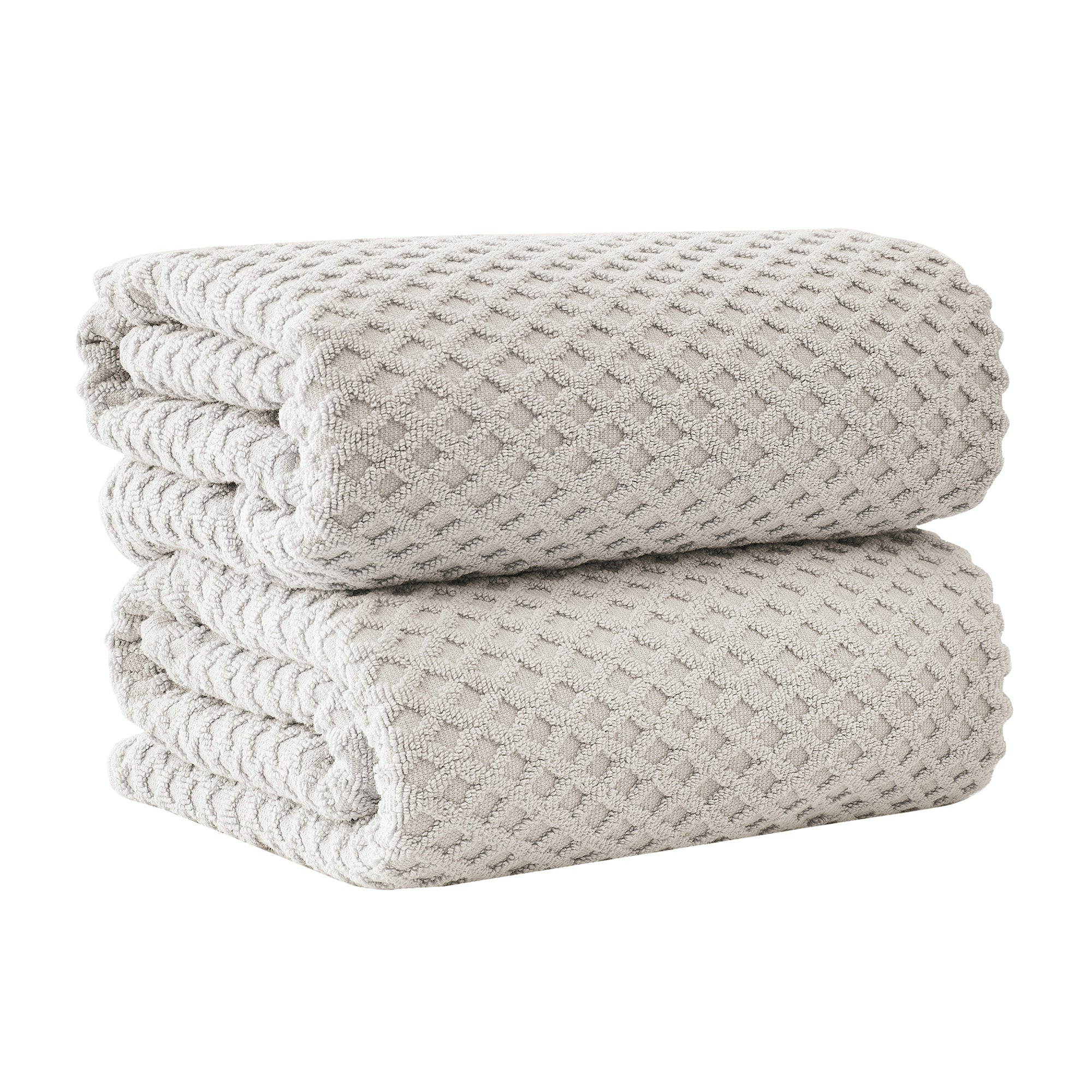 Cotton Diamond Bath Towel Set - Grayson Collection