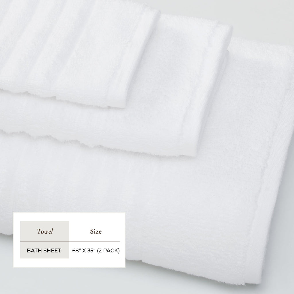 Combed Cotton Bath Towel Set - Karina Collection