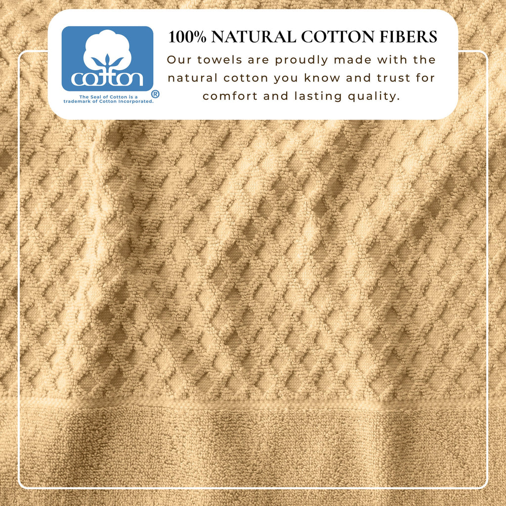 Cotton Diamond Bath Towel Set - Grayson Collection