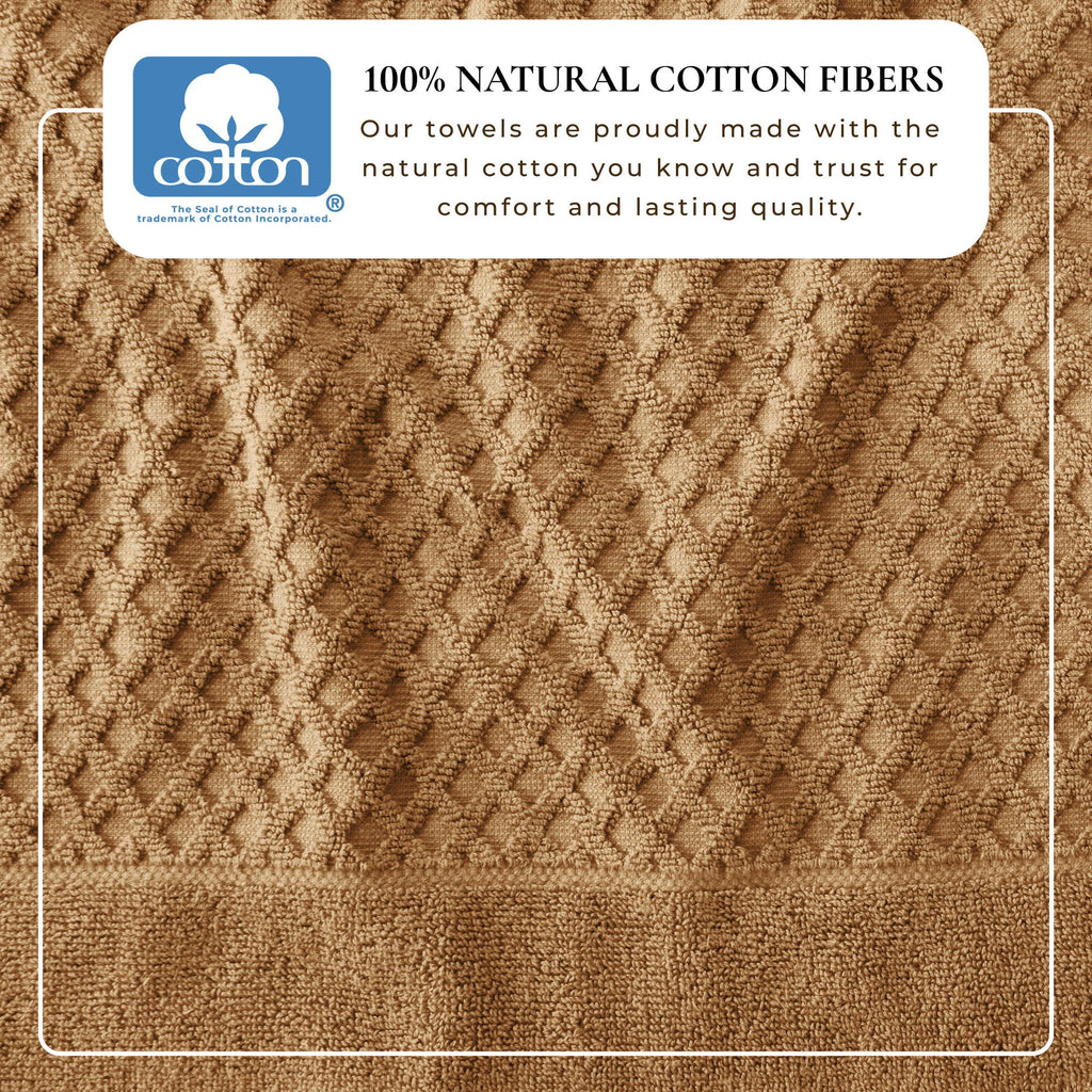 Cotton Diamond Bath Towel Set - Grayson Collection