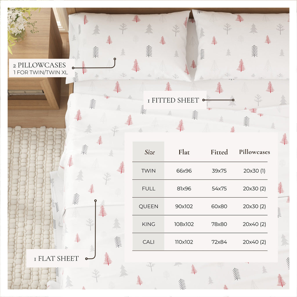 Turkish Cotton Flannel Sheet Sets - Boulder Collection