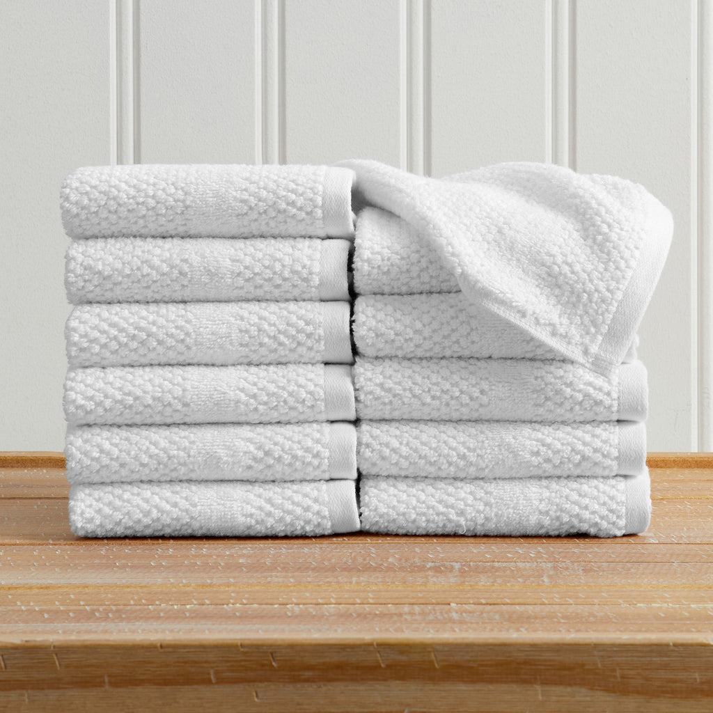 Woven Texture Bath Towel Set - Marbella Collection