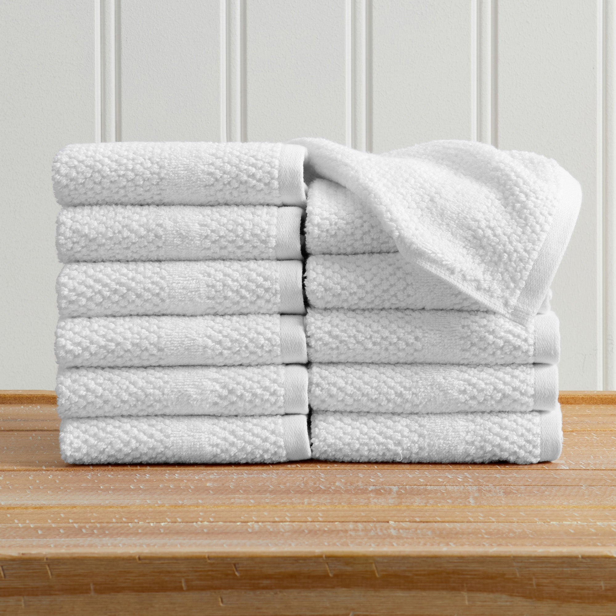 Woven Texture Bath Towel Set - Marbella Collection