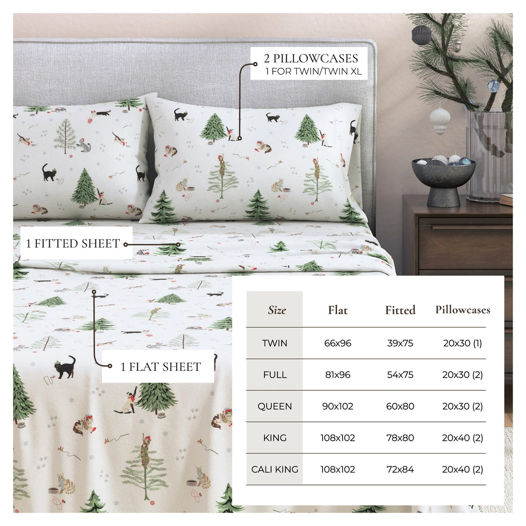 Turkish Cotton Flannel Sheet Sets - Boulder Collection
