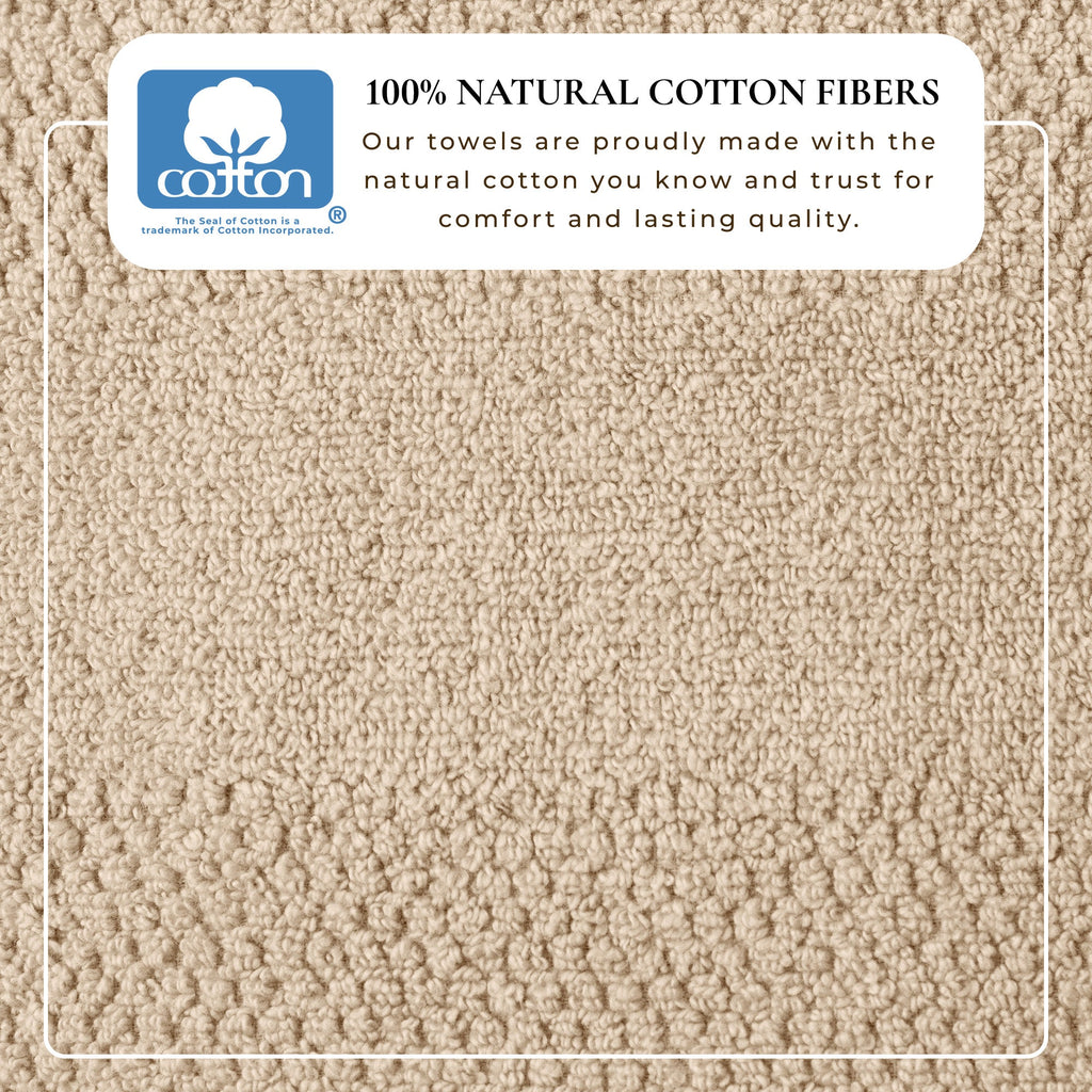 Woven Texture Bath Towel Set - Marbella Collection