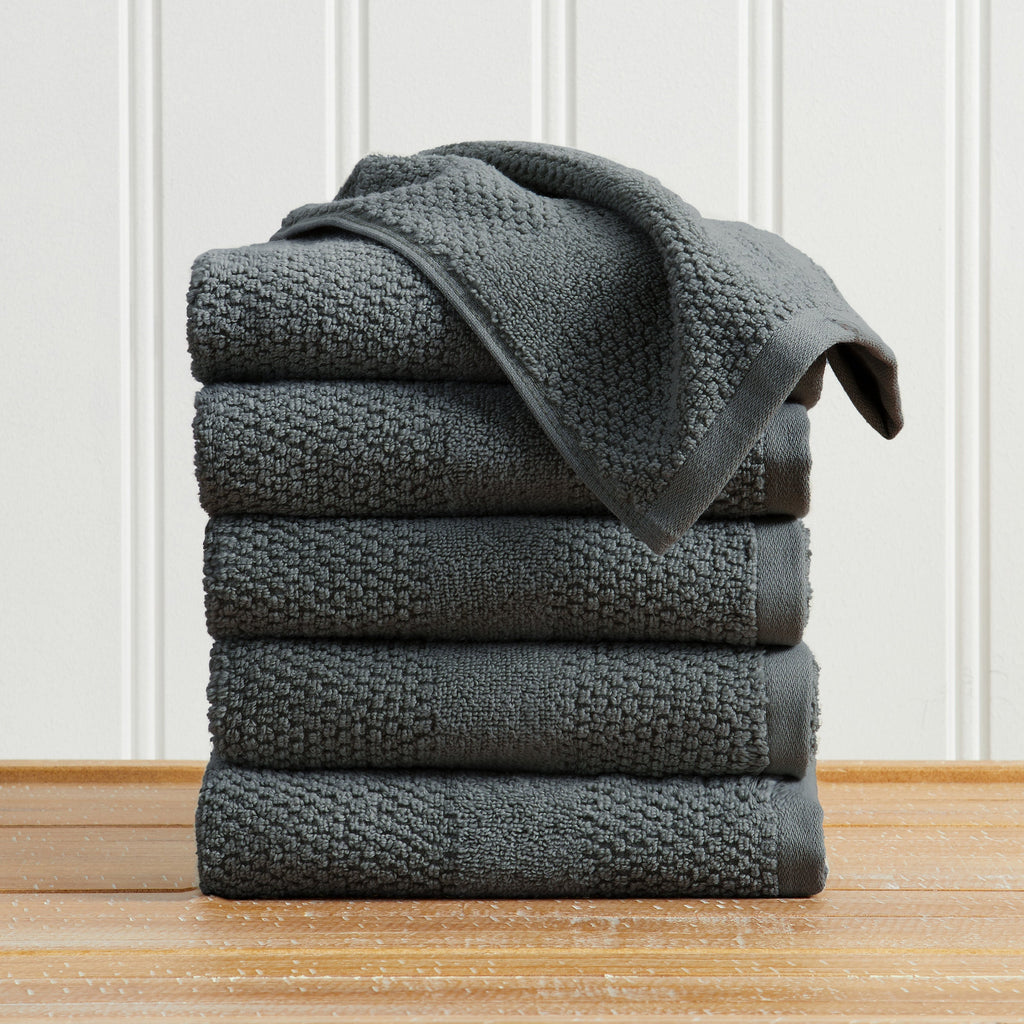 Woven Texture Bath Towel Set - Marbella Collection