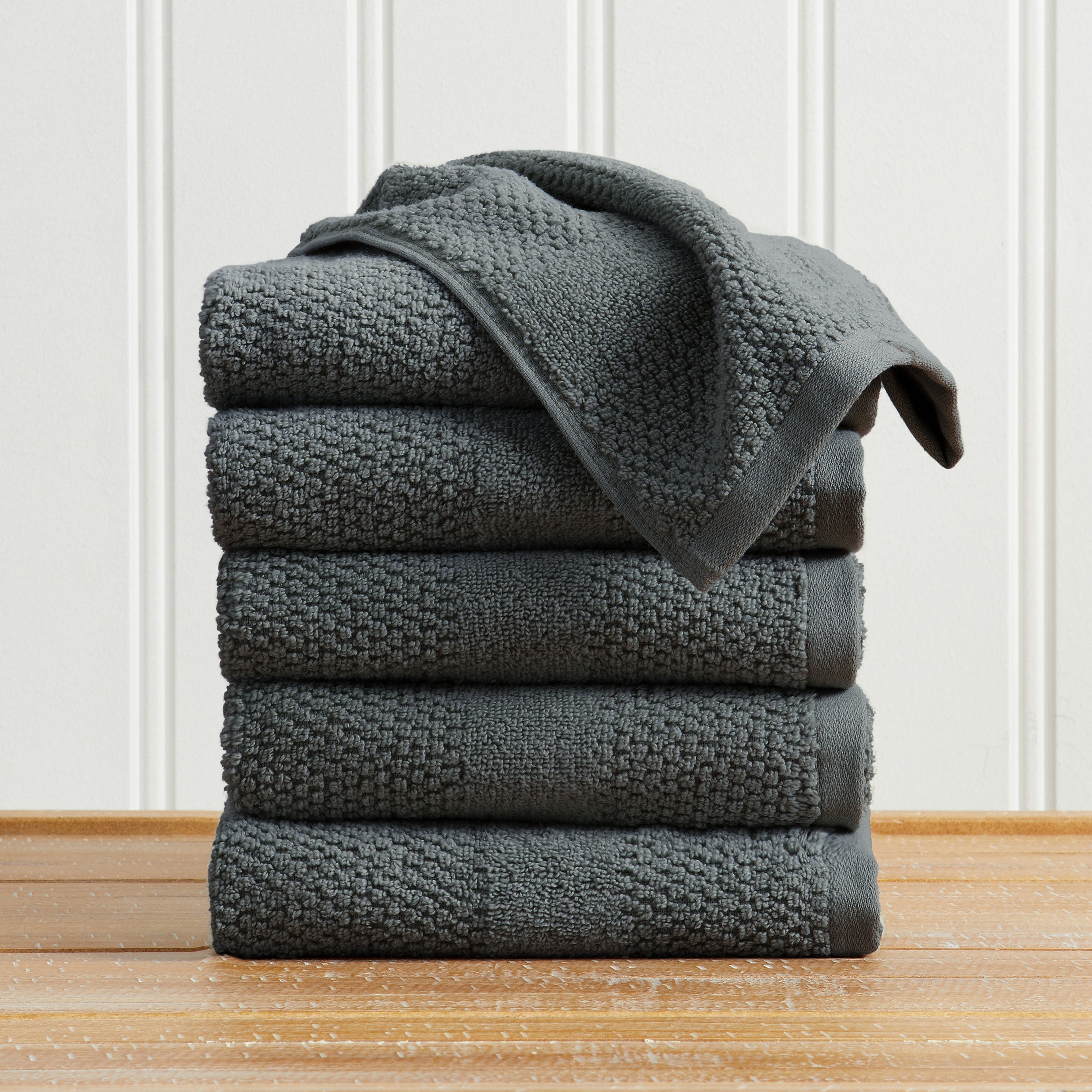 Woven Texture Bath Towel Set - Marbella Collection