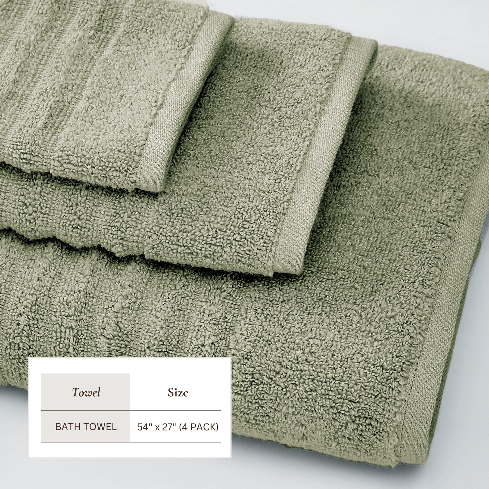 Combed Cotton Bath Towel Set - Karina Collection