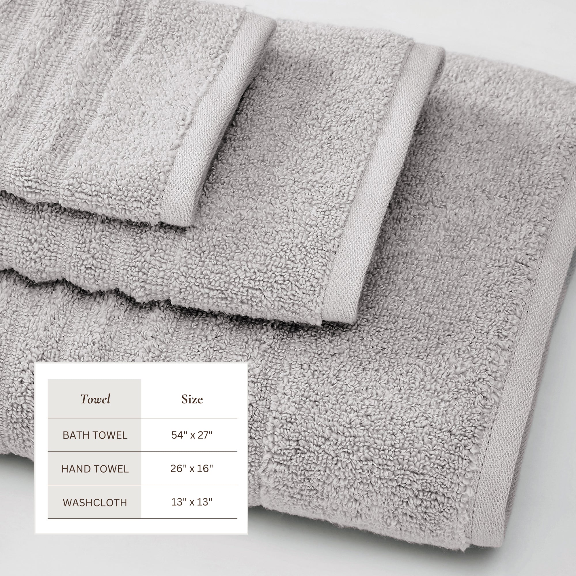 Combed Cotton Bath Towel Set - Karina Collection