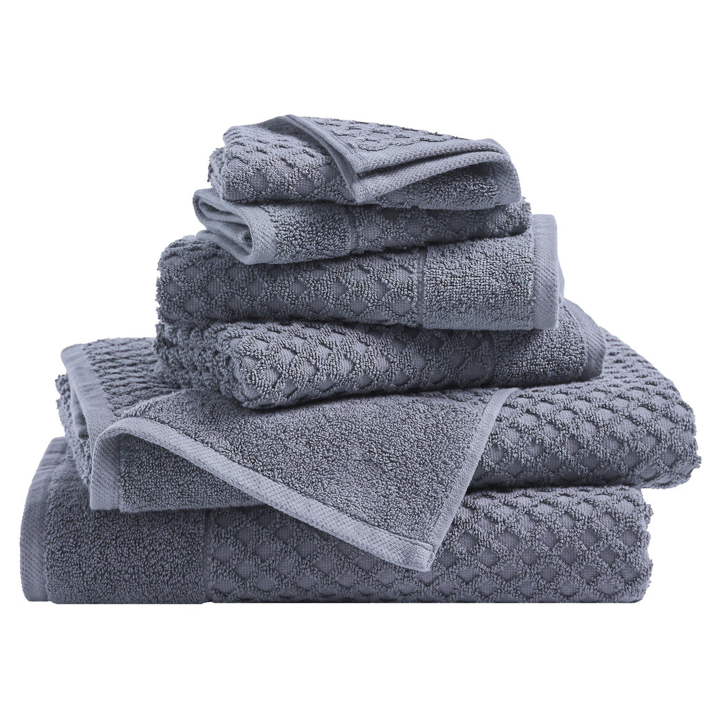 Cotton Diamond Bath Towel Set - Grayson Collection