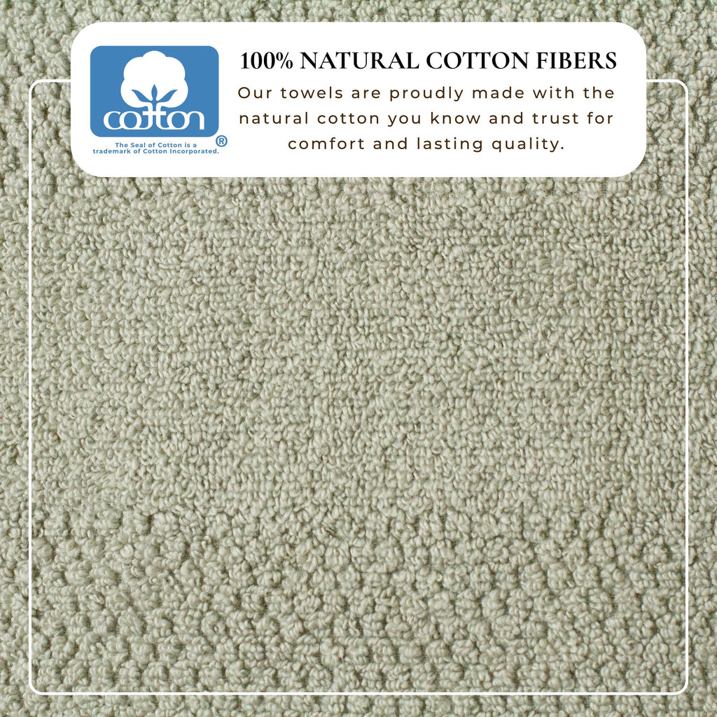 Woven Texture Bath Towel Set - Marbella Collection