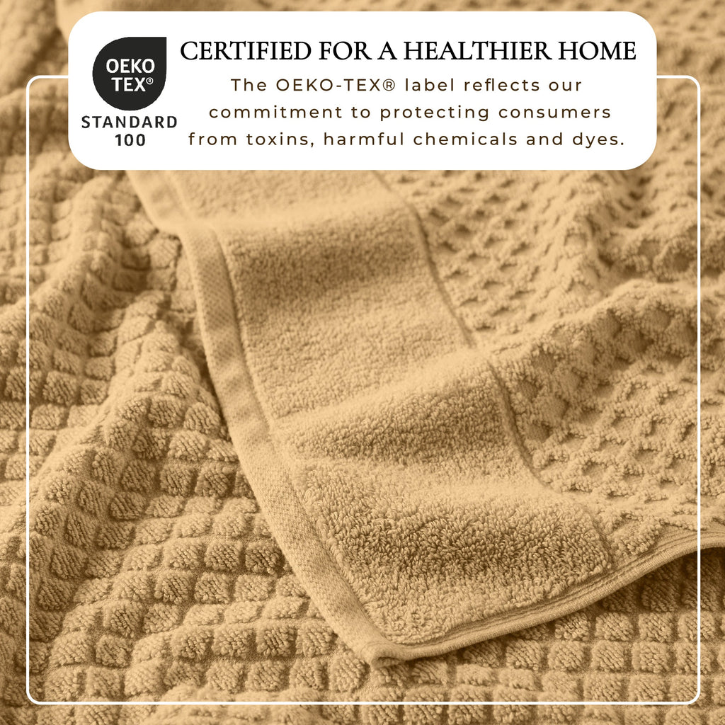 Cotton Diamond Bath Towel Set - Grayson Collection