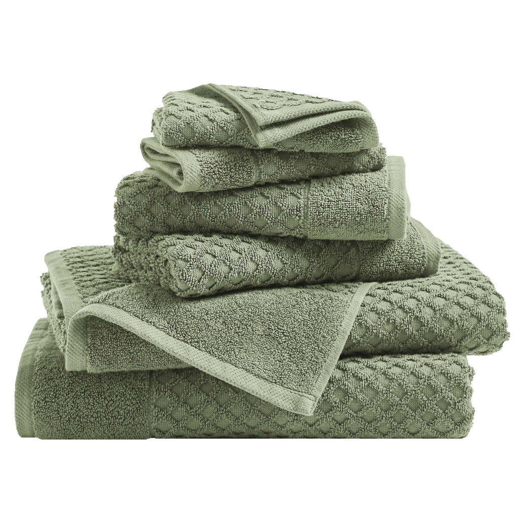Cotton Diamond Bath Towel Set - Grayson Collection