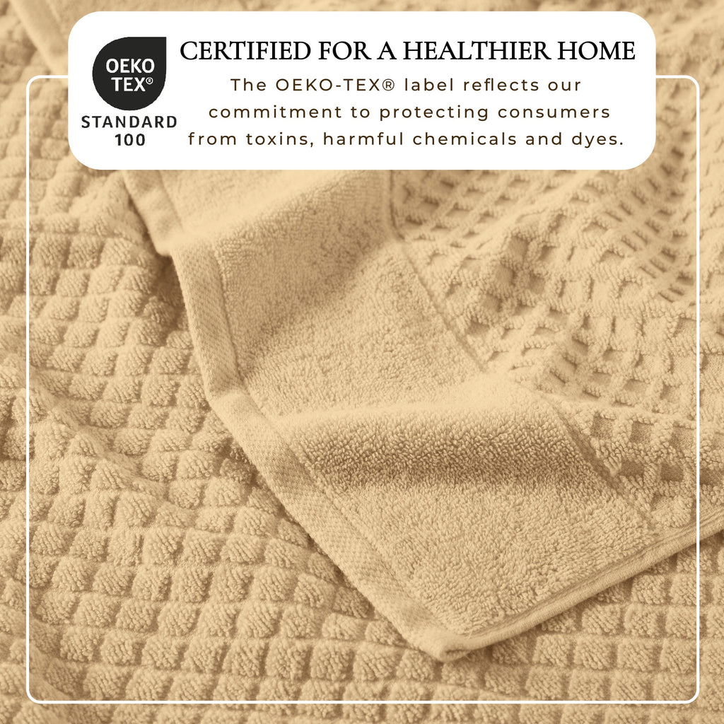 Cotton Diamond Bath Towel Set - Grayson Collection