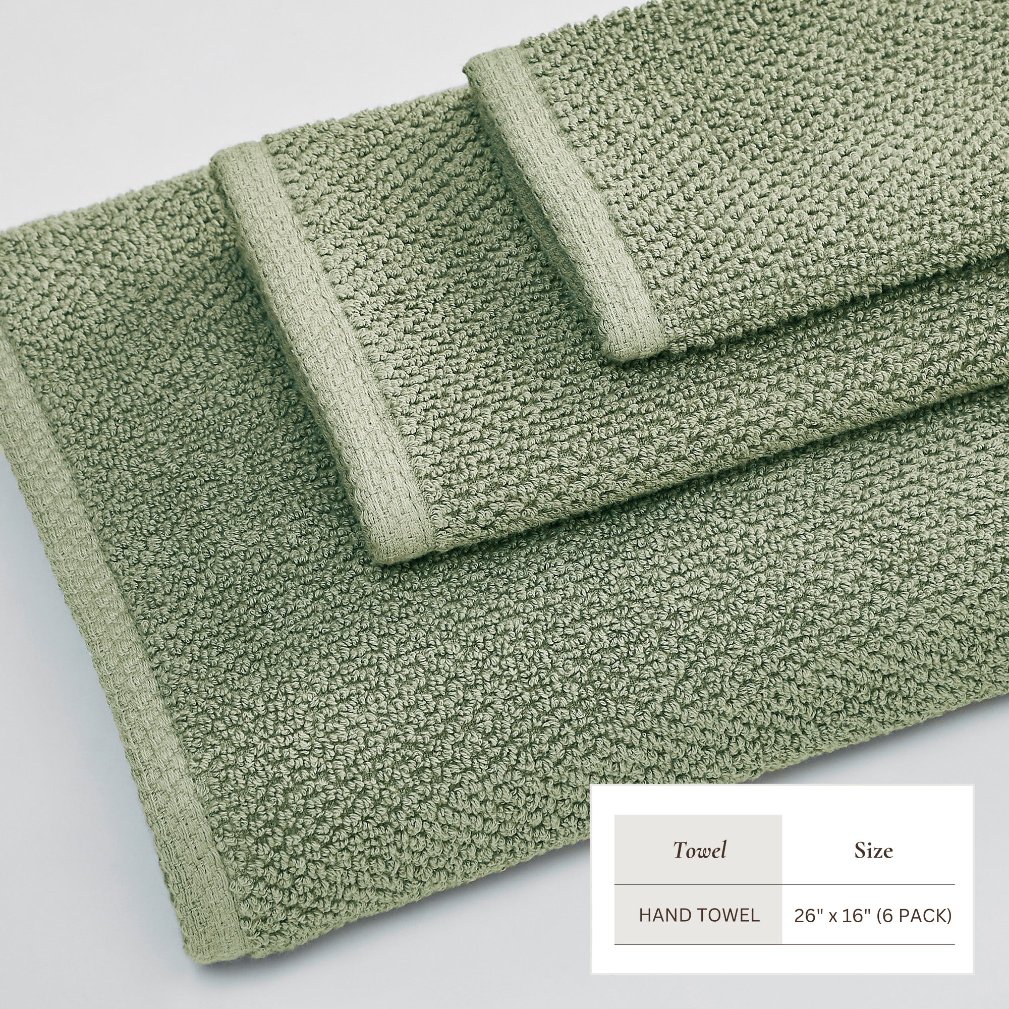 Cotton Textured Bath Towel Set - Acacia Collection