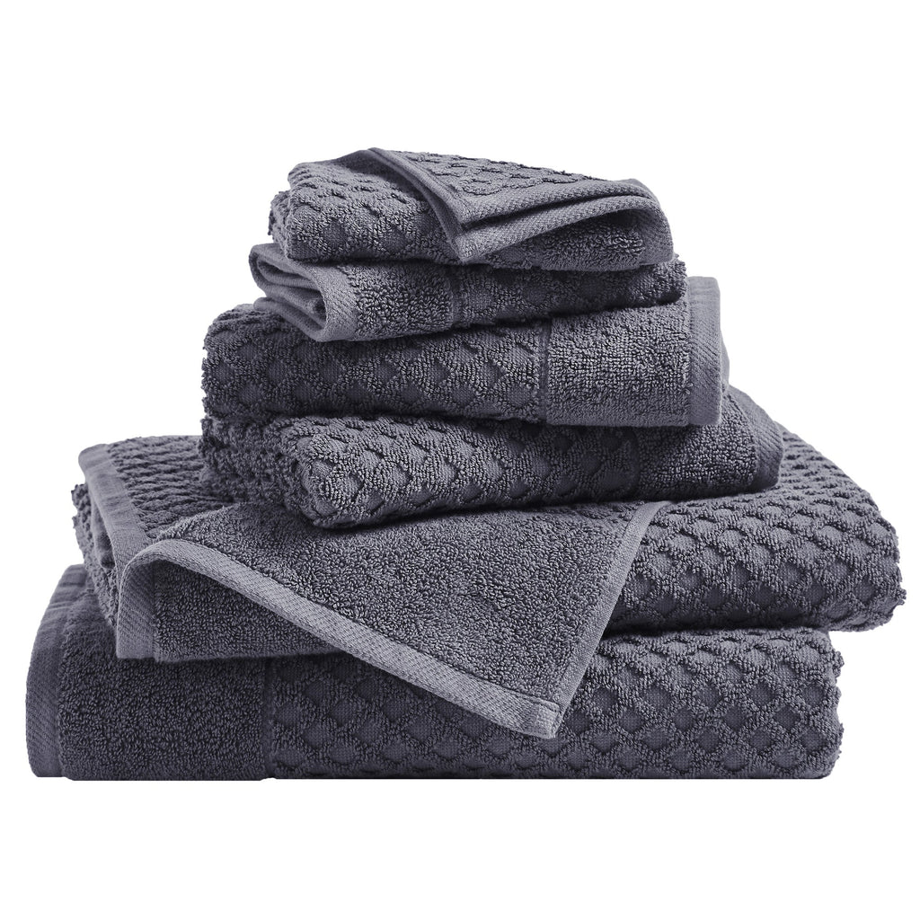 Cotton Diamond Bath Towel Set - Grayson Collection