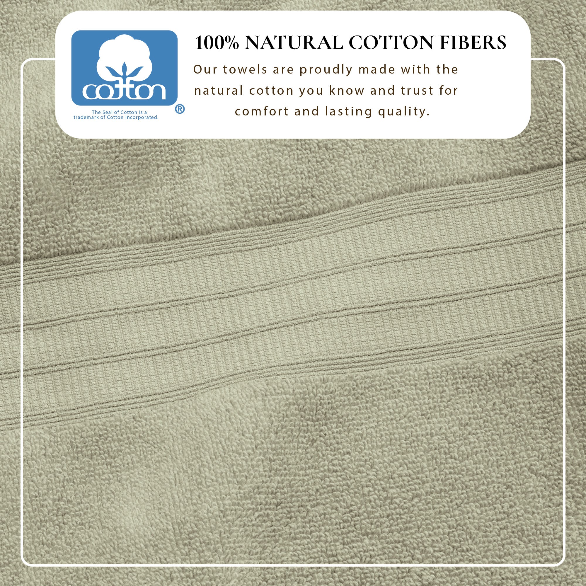 Cotton Premium Bath Towel Set - Chiara Collection