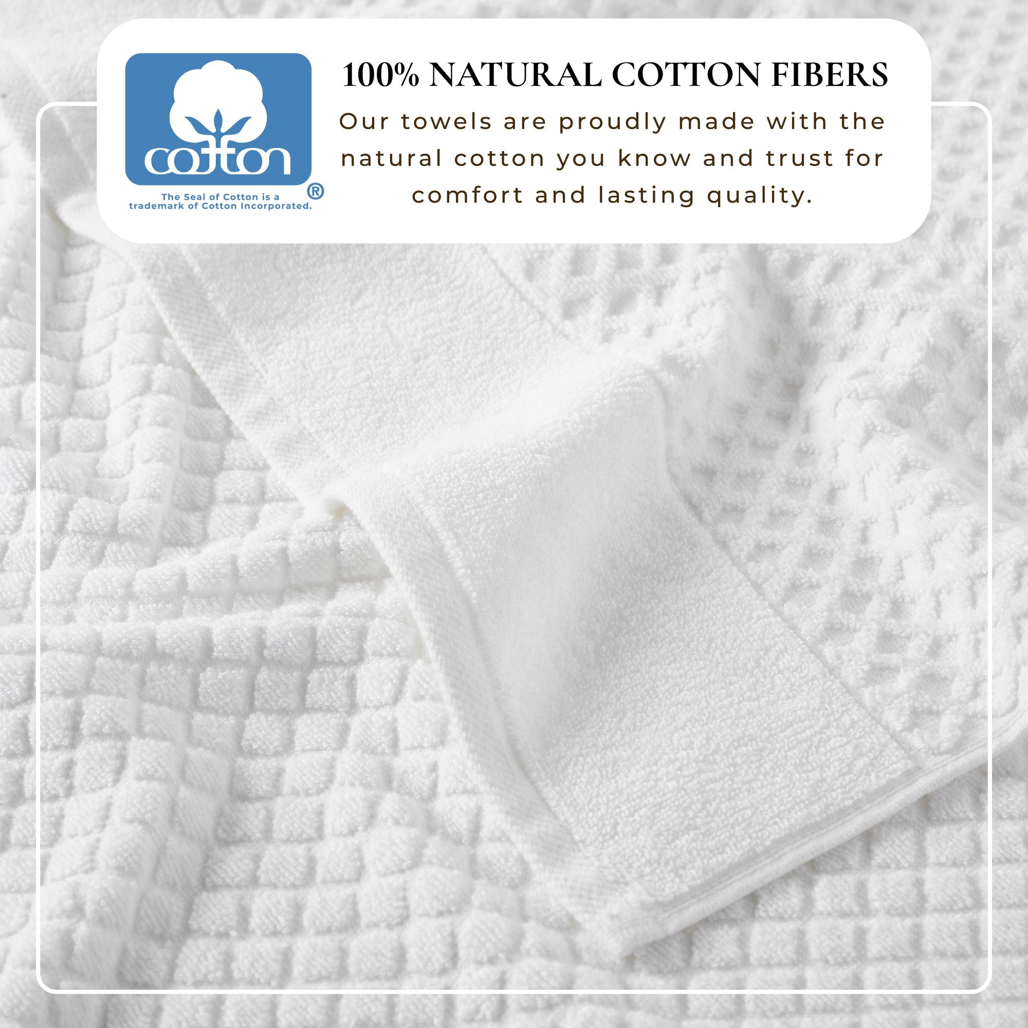 Cotton Diamond Bath Towel Set - Grayson Collection