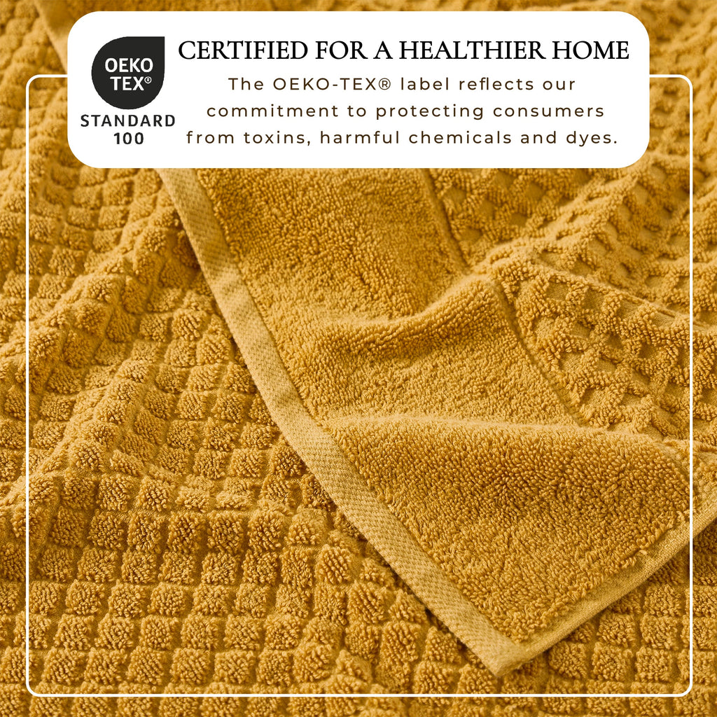 Cotton Diamond Bath Towel Set - Grayson Collection