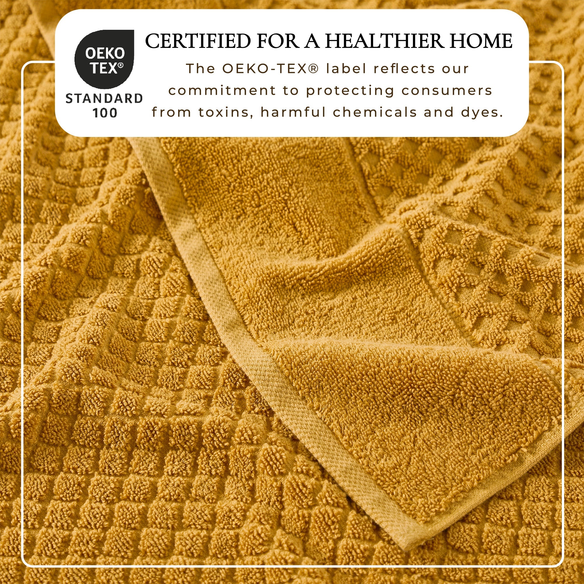 Cotton Diamond Bath Towel Set - Grayson Collection