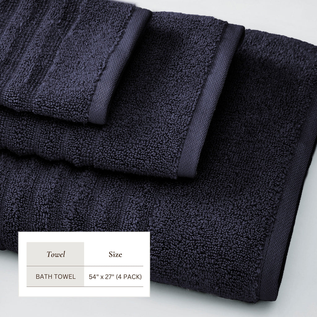 Combed Cotton Bath Towel Set - Karina Collection