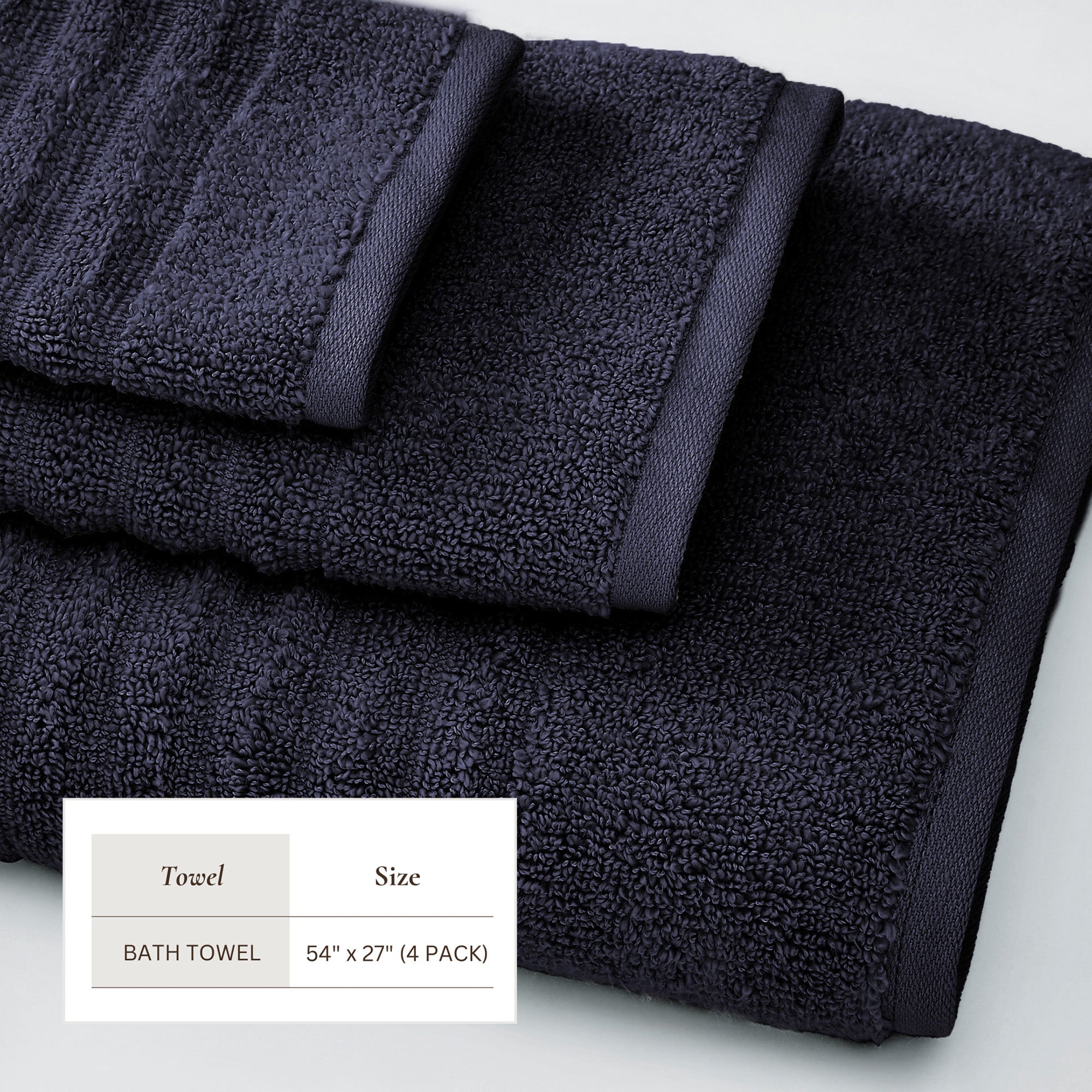 Combed Cotton Bath Towel Set - Karina Collection