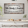 Bless The Food Before Us - Kitchen Sign