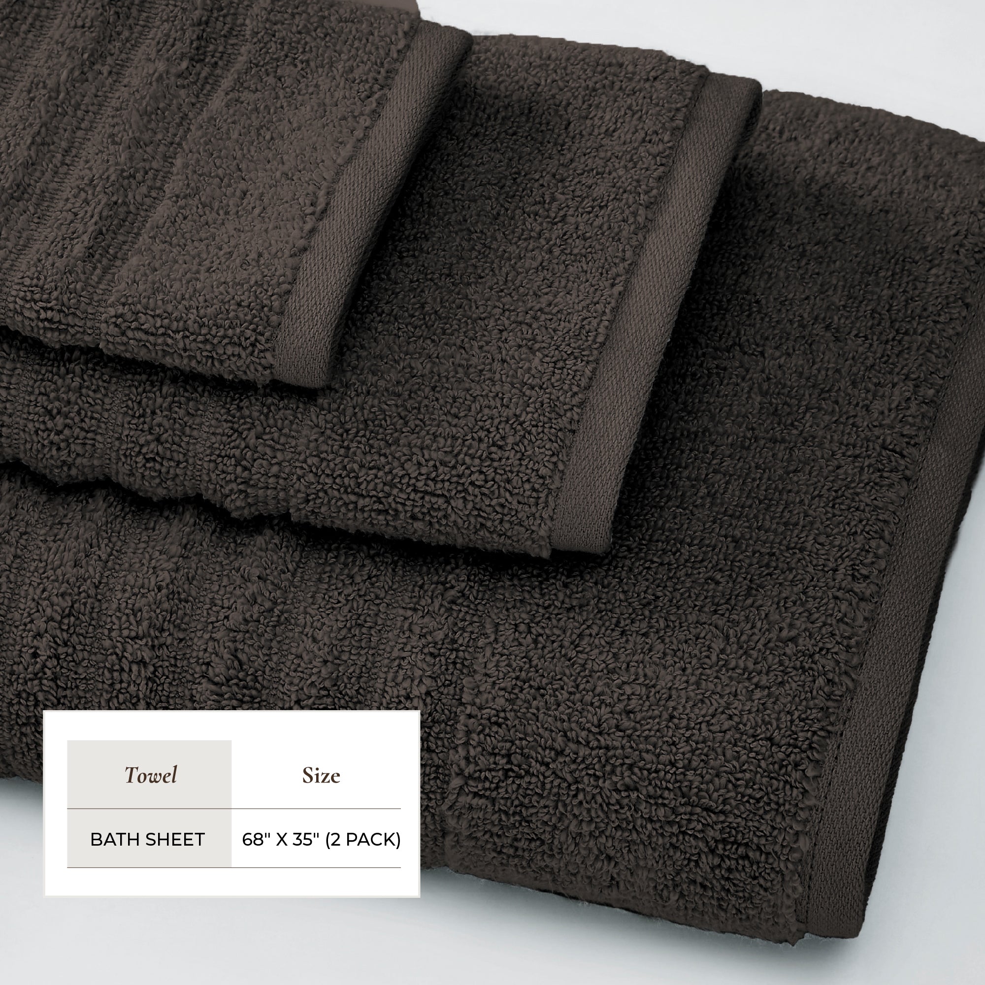 Combed Cotton Bath Towel Set - Karina Collection