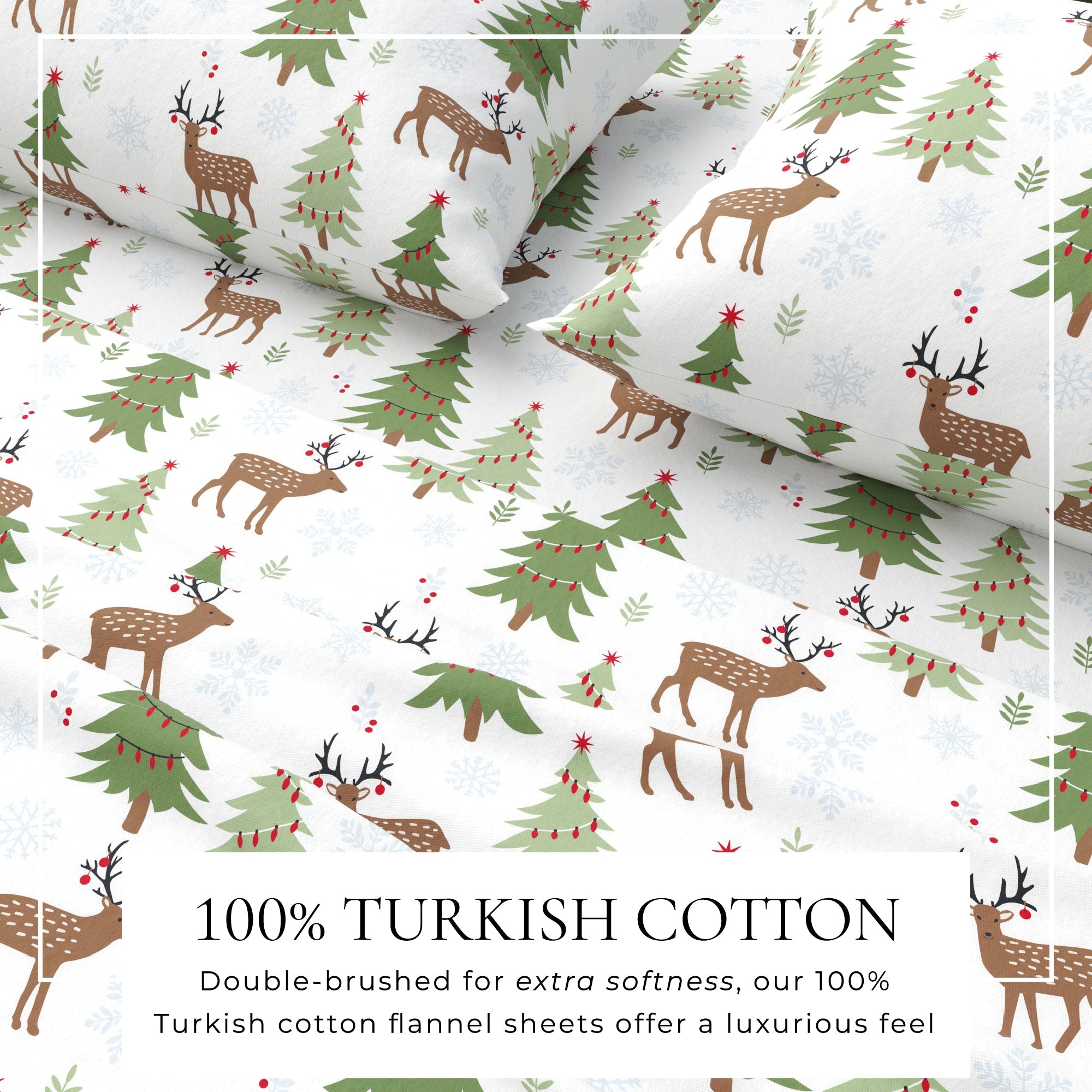 Turkish Cotton Flannel Sheet Sets - Boulder Collection