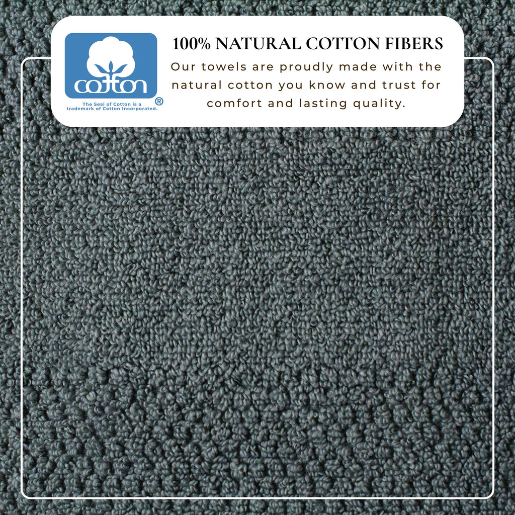 Woven Texture Bath Towel Set - Marbella Collection