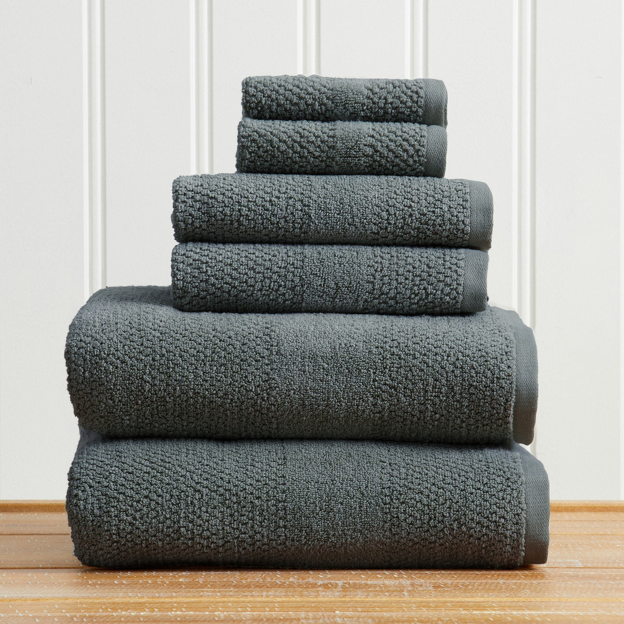 Woven Texture Bath Towel Set - Marbella Collection