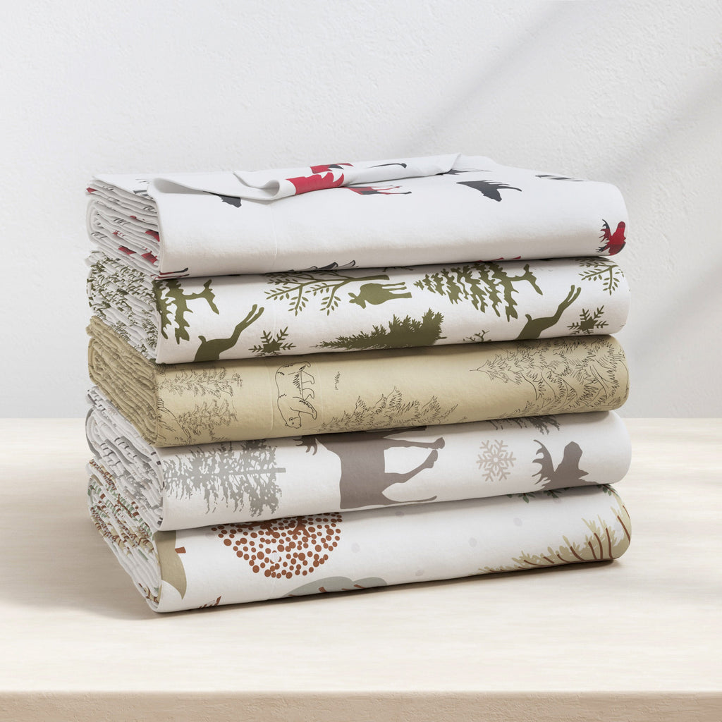 Turkish Cotton Flannel Sheet Sets - Boulder Collection