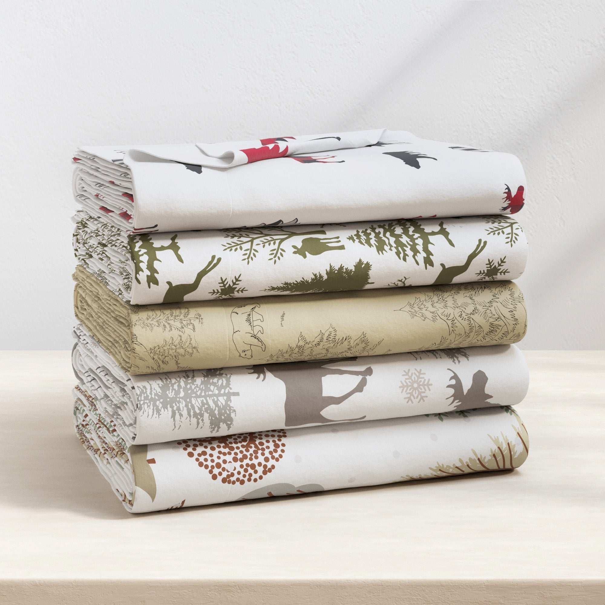 Turkish Cotton Flannel Sheet Sets - Boulder Collection