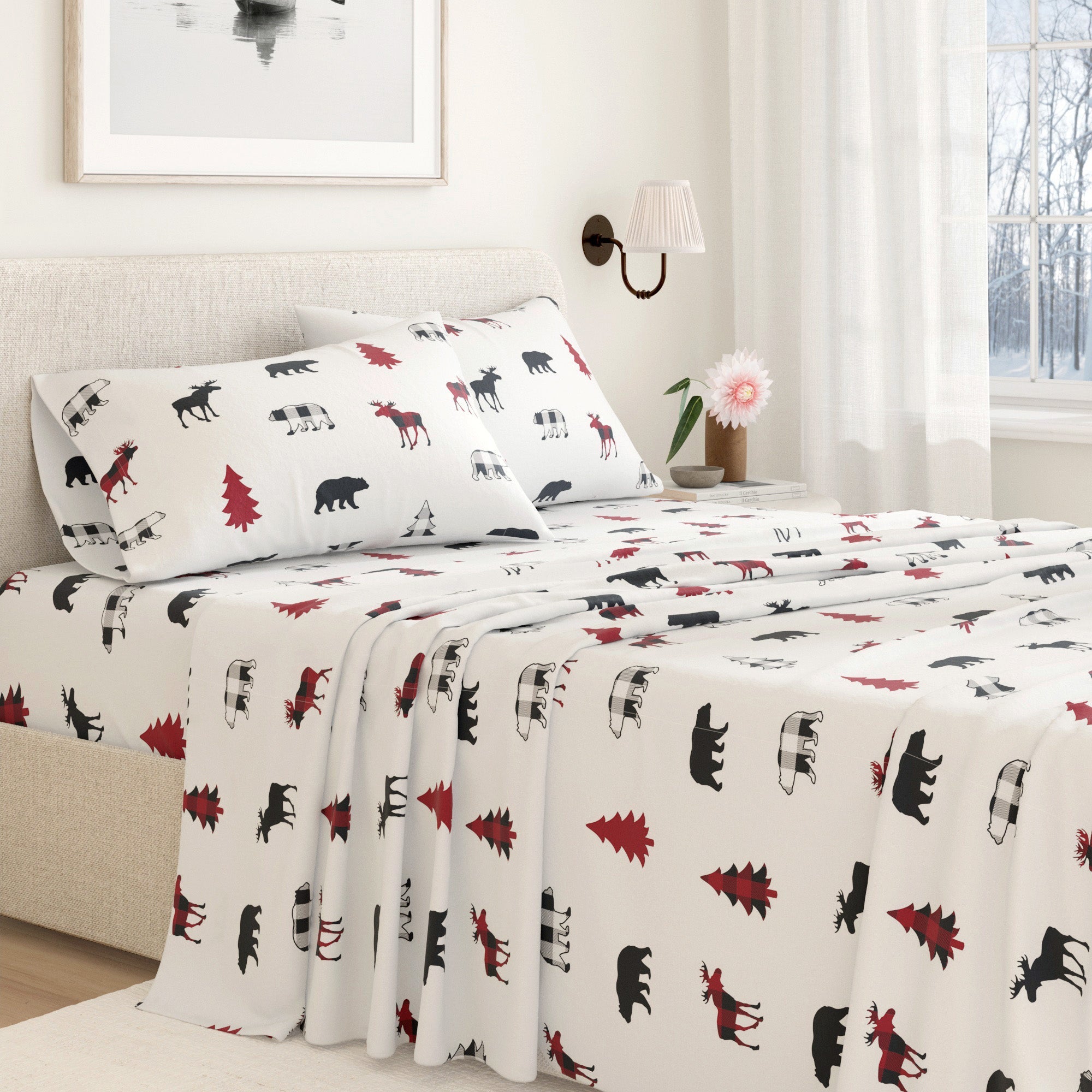 Turkish Cotton Flannel Sheet Sets - Boulder Collection