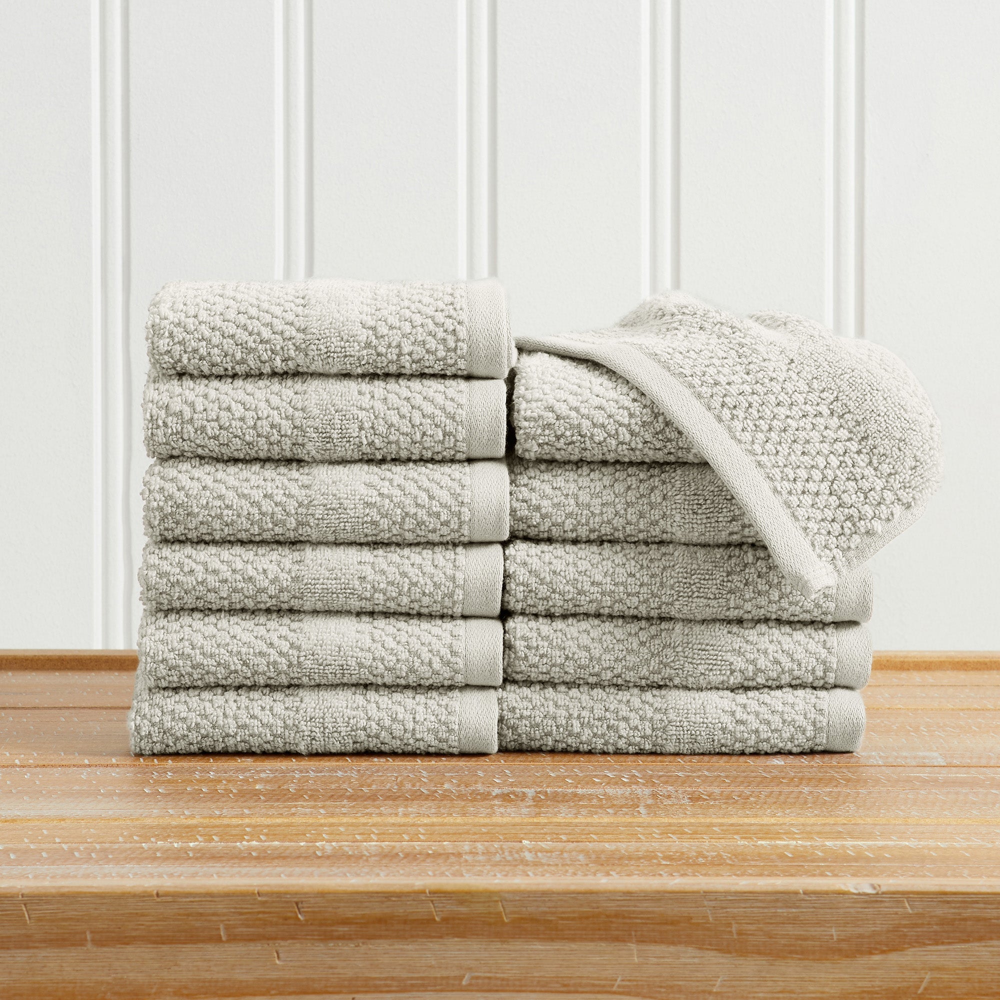 Woven Texture Bath Towel Set - Marbella Collection