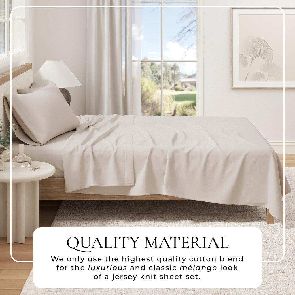 Cotton Jersey Knit Sheets